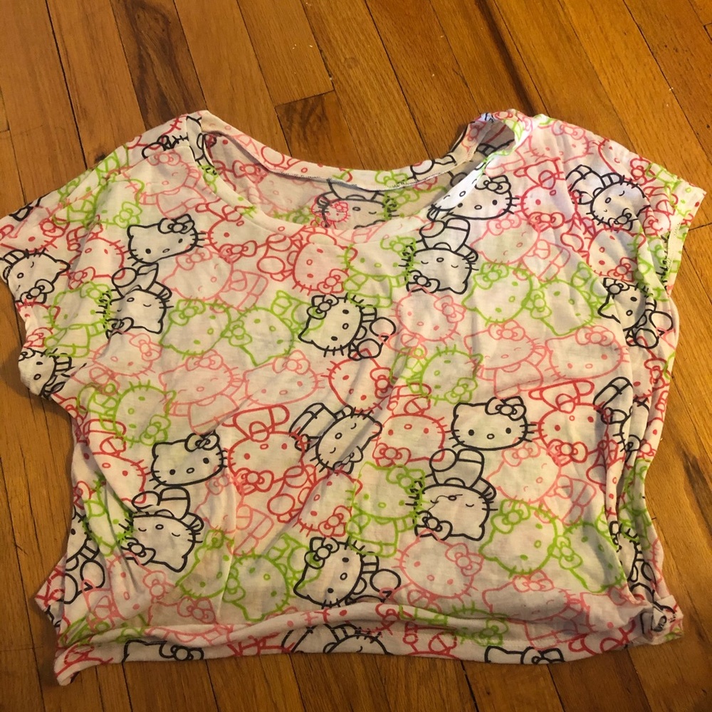 Hello kitty crop top NWOT